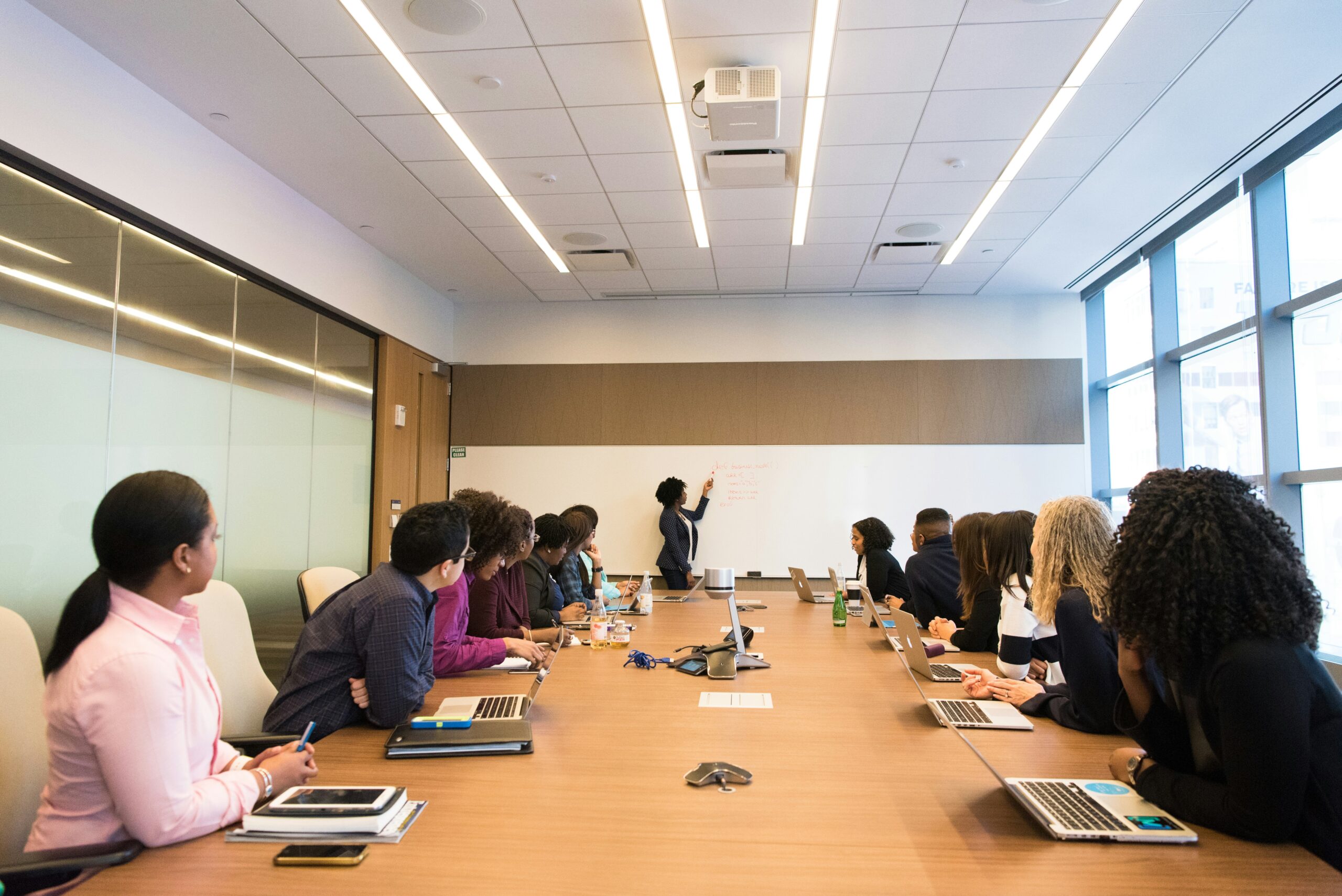 Professionals meeting at work